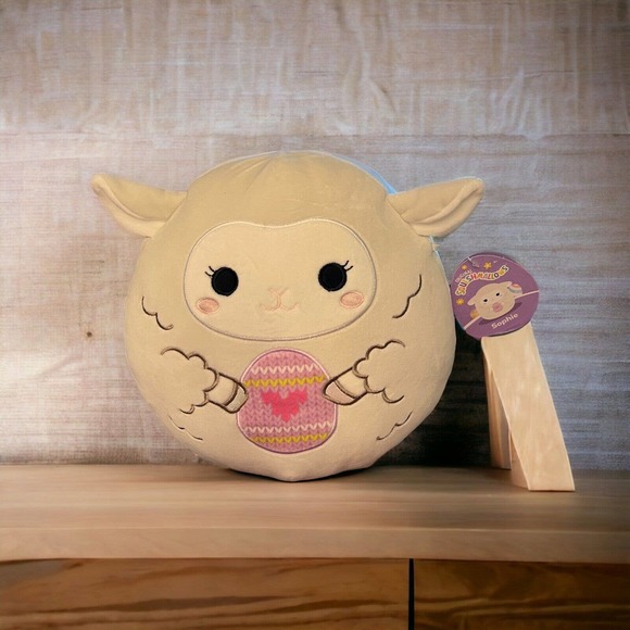 Squishmallows 11” Sophie The Gray Lamb - Plush Toy Easter Egg - Picture 1 of 4
